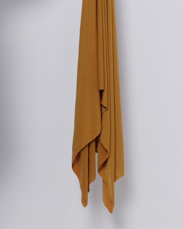 Mustard Satin Scarf