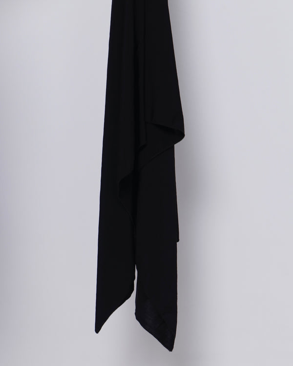 Coal Satin Scarf