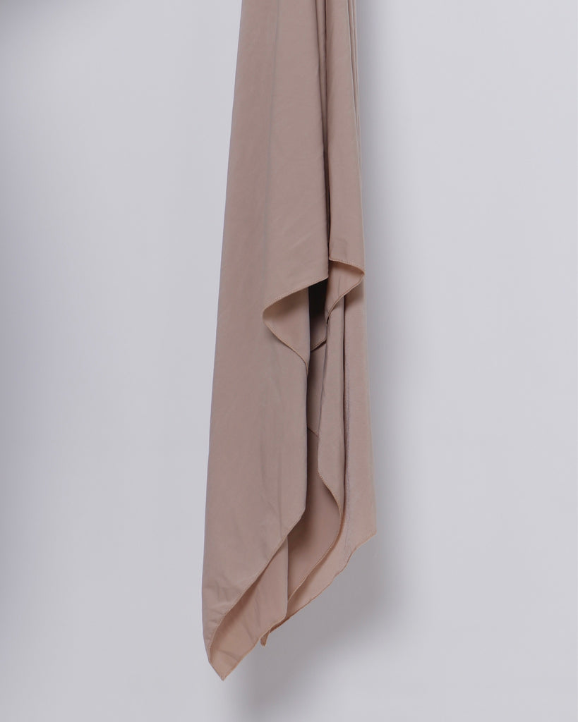 Nude Satin Scarf